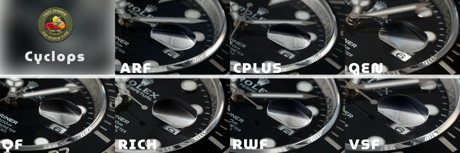 Date disc and cyclops comparison — RWI 2026 third-party review photo