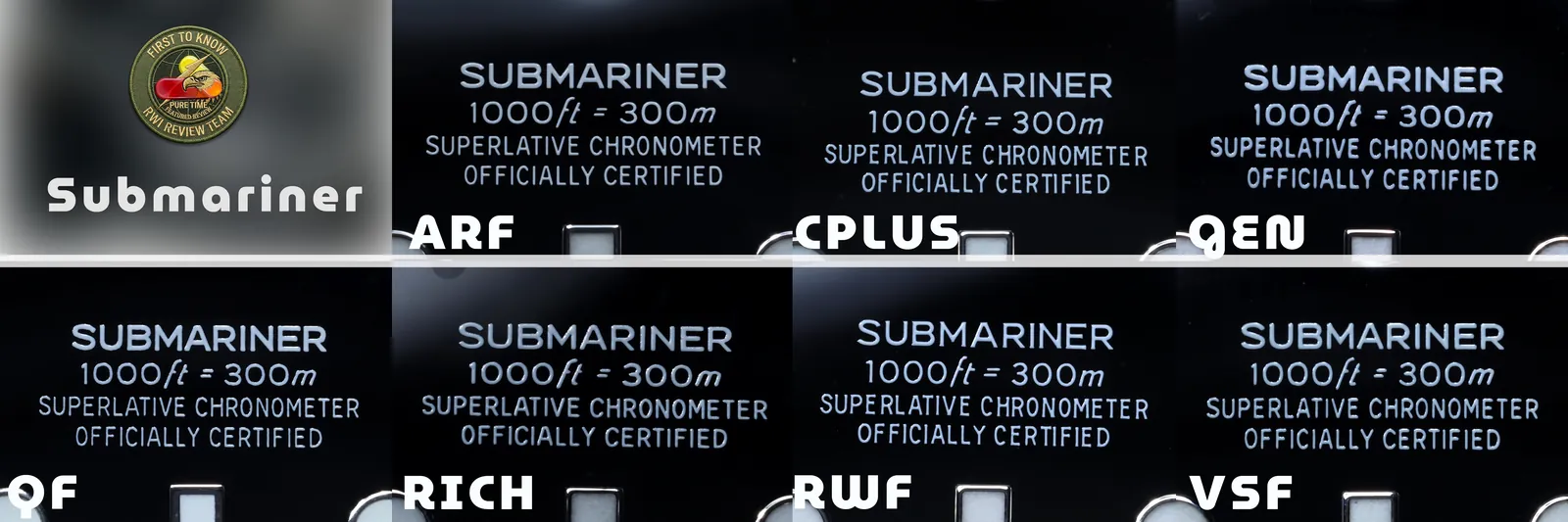 Dial comparison — RWI 2026 third-party review photo
