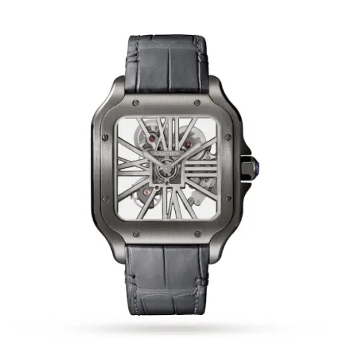 Cartier Santos Skeleton Gunmetal