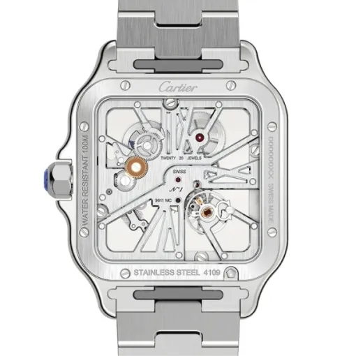 Cartier Santos Skeleton Steel